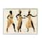 Stupell Industries Powerful Women Dancing African Glam Fashion Black Beige in White Frame Wall Art